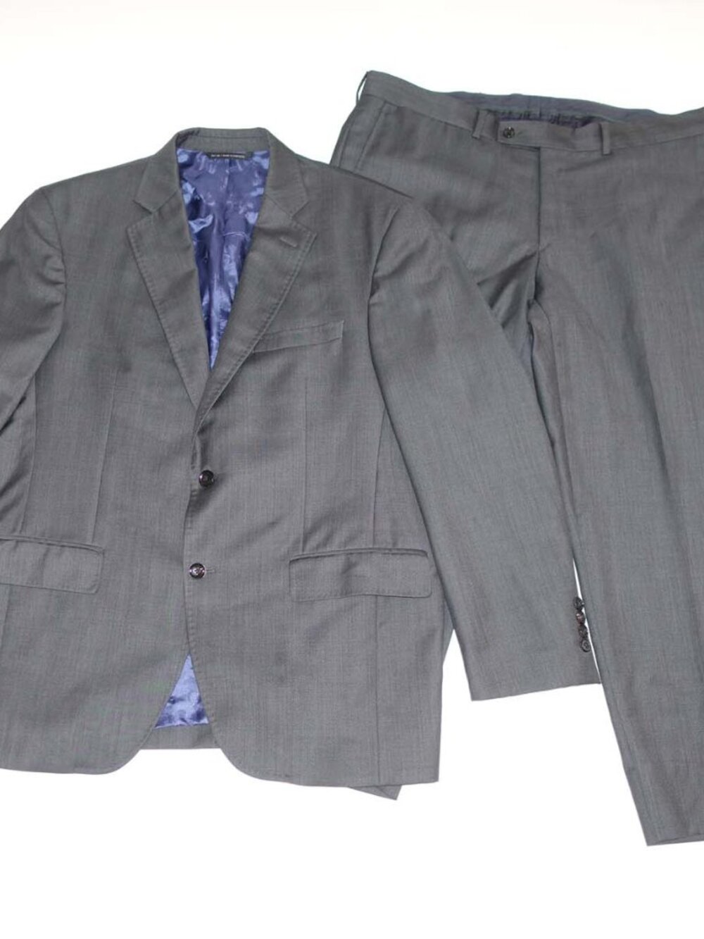 Ted Baker London Men's Jay CT 2 Button Suit Size 42 Short 37 x 25 Charcoal Gray